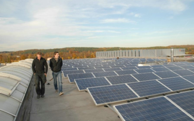 Photovoltaik-Anlage der Firma ENERGON GbR am Netz